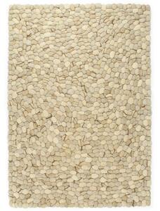 Rug Wool Felt Pebble 80x150 cm Beige/Grey/Brown/Chocolate