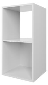 Compact Cube 2x1 Storage Unit - White