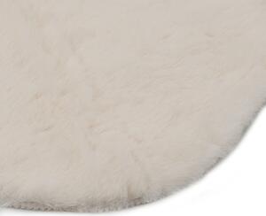Rug 65x95 cm Faux Rabbit Pelt Cream
