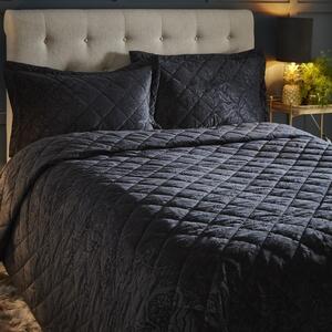 Beaufort Bedspread 254cm x 254cm Black
