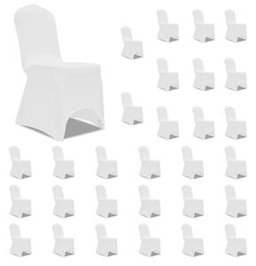 Chair Cover Stretch White 30 pcs