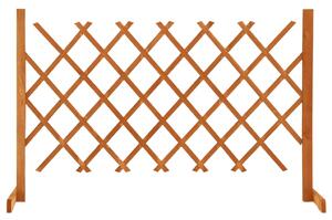 Garden Trellis Fence Orange 120x90 cm Solid Firwood