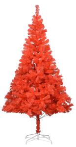 Artificial Christmas Tree with Stand Red 180 cm PVC