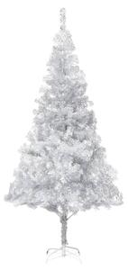 Artificial Christmas Tree with Stand Silver 180 cm PET