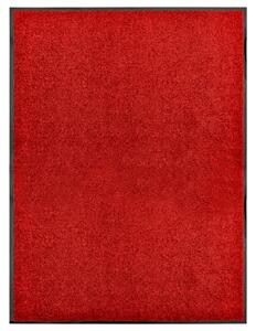 Doormat Washable Red 90x120 cm