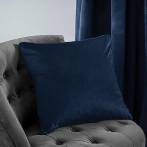 Recycled Velour 45x45cm Cushion Blue