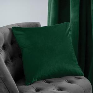 Recycled Velour 45x45cm Cushion Green