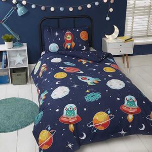 Space And Aliens Childrens Bedding Multi