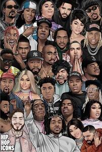 Poster Hip Hop - Icons