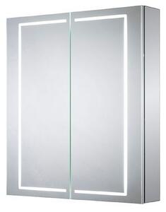 Bathstore Castor Double Door LED Mirror Cabinet