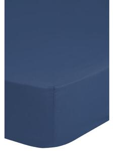 Good Morning Fitted Sheet Jersey 140x200 cm Blue 0200.24.44