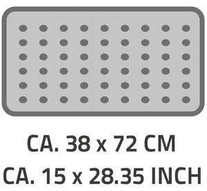 RIDDER Non-Slip Bath Mat Plattfuß 72x38 cm Grey 67087