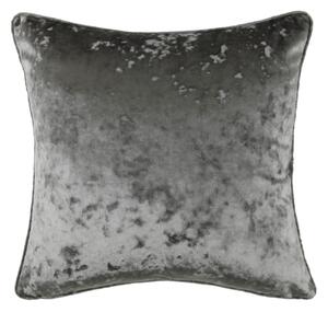 Crushed Velvet Cushion - Grey - 45x45cm