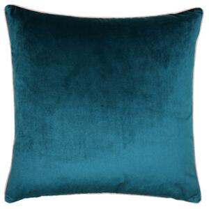 Meridian Filled Cushion Teal-Blush