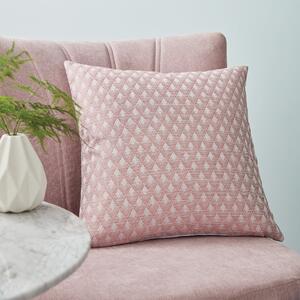 Deco Geo Rose Cushion Cover Pink and White