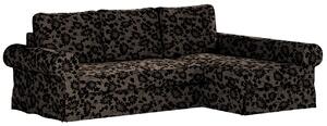 Backabro sofa bed with chaise longue cover