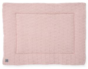 Jollein Playpen Quilt River Knit 80x100 cm Pale Pink