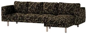 Norsborg 4-seat sofa with chaise longue cover