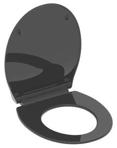SCHÜTTE Toilet Seat SLIM BLACK Duroplast