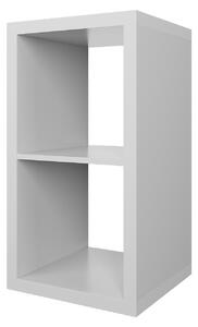 Clever Cube 1x2 Storage Unit - White