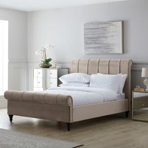 Classic Pleated Bed Taupe (Cream)
