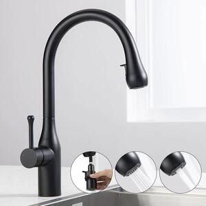 360° Rotatable Pull Out Kitchen Sink Tap