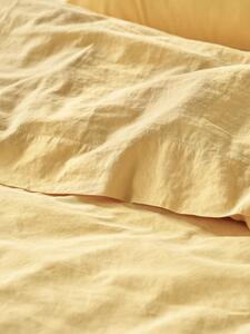 Butter Yellow Linen Blend Flat Sheet | Single | Piglet in Bed