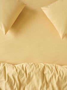Butter Yellow Linen Blend Fitted Sheet | Single | Piglet in Bed