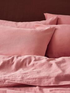 Dusty Pink Linen Blend Pillowcases (Pair) | Standard | Piglet in Bed