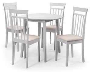 Coast Grey Dining Table with 4 Chairs Grey
