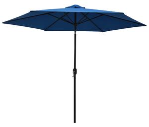 Outdoor Parasol with Metal Pole 300 cm Azure