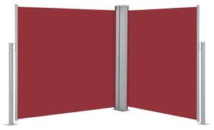 Retractable Side Awning Red 100x600 cm