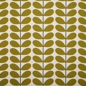 Orla Kiely - Two Colour Stem Fabric Olive
