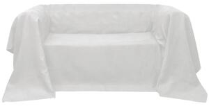 Micro-suede Couch Slipcover Cream 140 x 210 cm