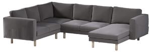 Norsborg 5-seat corner sofa with chaise longue cover