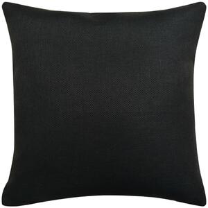 Cushion Covers 4 pcs Linen-look Black 40x40 cm