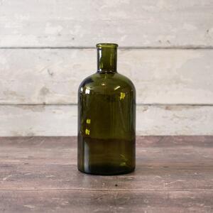 Recycled Glass Vessel Olive Green