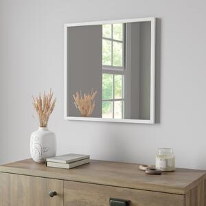 Essentials Square Mirror, White 55cm White