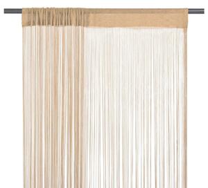 String Curtains 2 pcs 100x250 cm Beige
