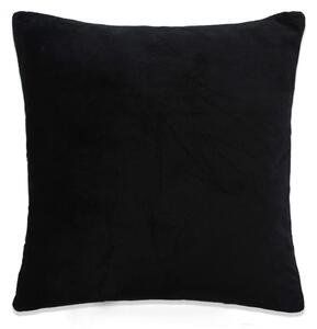 Cushion Covers 4 pcs Velour 40x40 cm Black
