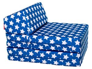 Blue Stars Flip Bed Blue and White