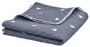 Quilt Dark Blue 220x240 cm Ultrasonic Quilted Fabric