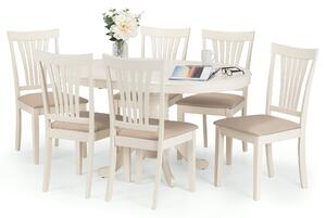 Stanmore Dining Table with 4 Chairs Cream