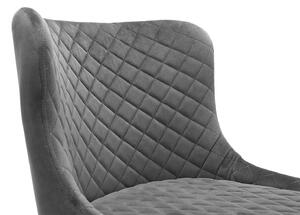 Luxe Upholstered Velvet Bar Stool