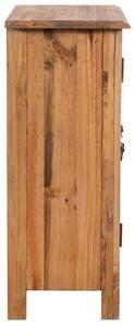 Solid Recycled Pinewood Bathroom Side Cabinet