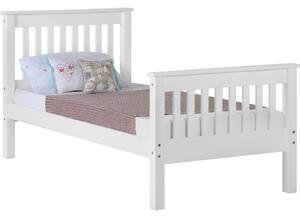 Monaco High Foot End Bed White