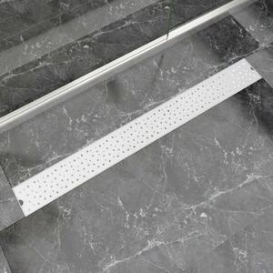 Linear Shower Drain Bubble 1030x140 mm Stainless Steel