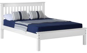 Monaco Low Foot End Bed Frame White