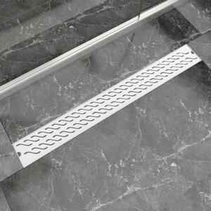 Linear Shower Drain Wave 930x140 mm Stainless Steel