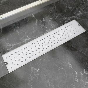 Linear Shower Drain Bubble 530x140 mm Stainless Steel